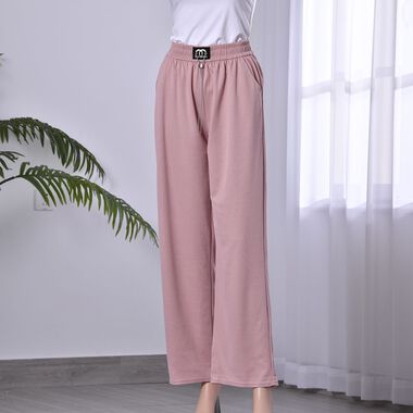 Strickhose für Damen mit Metallketten, Einheitsgröße, Rosa