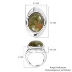 Unakite Ring - 18,01 ct. image number 6