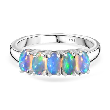 AA Natürlicher, äthiopischer Welo Opal Ring, ca. 1,00 ct