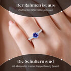 AA Tansanit und Moissanit Ring - 1,50 ct. image number 2