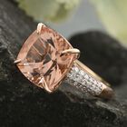 LUXORO AAA Morganit und Diamant Ring in 585 Roségold - 6,65 ct. image number 5