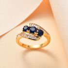 Blauer Saphir und Zirkon-Ring - 1,96 ct. image number 8