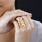 GP Honeycomb Kollektion- AA Citrin und Kanchanaburi blauer Saphir-Ring - 1,26 ct. image number 2