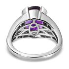 AAA Marokkanischer Amethyst und Zirkon-Ring - 4,99 ct. image number 5