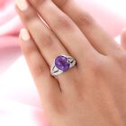 AAA Marokkanischer Amethyst und Zirkon-Ring - 4,99 ct. image number 2