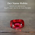 Afrikanischer Rubin und Moissanit-Ring - 13,71 ct. image number 3