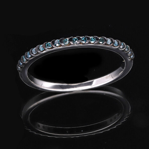 Blauer Diaman- Ring - 0,25 ct. image number 1