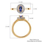 AAA Tansanit und Diamant Ring - 0,61 ct. image number 6