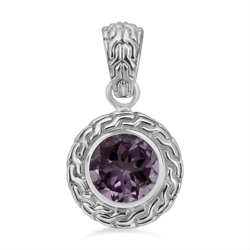 Royal Bali - Rose de France Amethyst Anhänger, 925 Silber ca. 3.41 ct image number 0