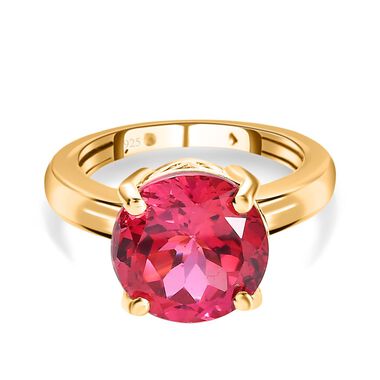 Labor Padparadscha Saphir Ring- 7,07 ct.