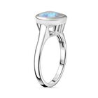 AA Regenbogen Mondstein Ring - 5,24 ct. image number 4