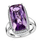 Rosa Amethyst und Zirkon Ring - 12,06 ct. image number 3