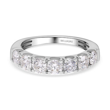 LUXORO IGI zertifizierter SI Labor-Diamant-Ring in 585 Weißgold - 1,50 ct.