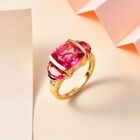 Sunset Triplett Quarz und Zirkon Ring - 7,25 ct. image number 1