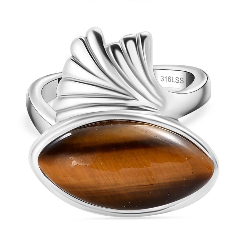 Tigerauge Ring - 6,90 ct. image number 0