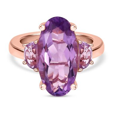 Bold Rose de France Amethyst Ring