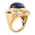 GP Italian Garden Kollektion- Labradorit, Chromdiopsid, Zirkon und blauer Saphir-Ring - 13,06 ct. image number 4