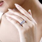 AA Tansanit und Zirkon Ring - 0,91 ct. image number 2