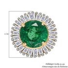 AAA Smaragd und Diamant Anhänger - 1,10 ct. image number 4