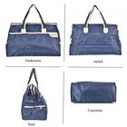 Elegante Nylon-Reisetasche mit Großem Stauraum, Größe: 48 x 22 x 29 cm, Blau image number 3