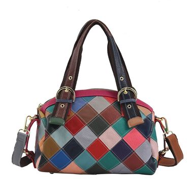 Chaos by Elsie Echtleder Patchwork Handtasche