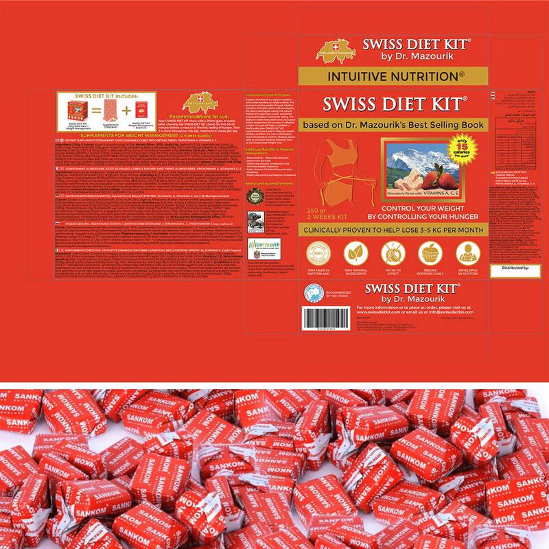 Swiss Diet Kit- STRAWBERRY, 4 weeks set - (500g) – Swiss Diet Kit by Dr.  Mazourik