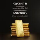 Strukturierter Bandring in 585 Gelbgold image number 3