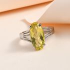 AAA Ouro Verde-Quarz Ring Edelstahl (Größe 20.00) ca. 4,17 ct image number 1