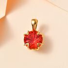 Labor Padparadscha-Saphir und Zirkon Anhänger - 5,37 ct. image number 1