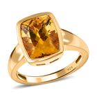 AA Premium brasilianischer Heliodor-Ring - 3,78 ct. image number 3