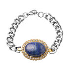 Lapislazuli und Kristall 19 cm Armband- 41,20 ct. image number 0