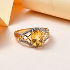 Premium brasilianischer Heliodor und Zirkon-Ring - 1,92 ct. image number 1