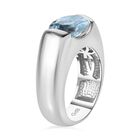 Blauer Topas-Ring - 2,95 ct. image number 4