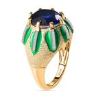 GP Italian Garden Kollektion - Ceylonfarbener Quarz, Zirkon und blauer Saphir-Ring - 5,30 ct. image number 3