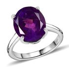 AA Afrikanischer Amethyst Ring 925 Silber platiniert (Größe 16.00) ca. 4,27 ct image number 3