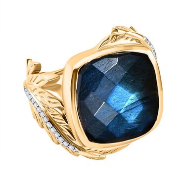 GP Italian Garden Collection - AAA Labradorit Ring, ca. 12,91 ct