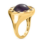 Afrikanischer Amethyst und mehrfarbiger Turmalin-Ring - 7,05 ct. image number 4