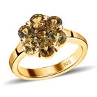 AA natürlicher, goldener Tansanit-Ring - 1,91 ct. image number 3