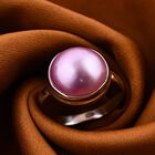 Royal Bali Kollektion- Rosa Mabe Perle Ring image number 1