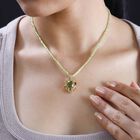 Peridot und Multi-Edelstein-Anhänger mit 45cm Kette - 23,84 ct. image number 2