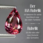 AAA Rubellit und Diamant Ring - 1,41 ct. image number 3