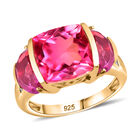 Sunset Triplett Quarz und Zirkon Ring - 7,25 ct. image number 3