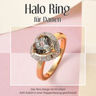 ILIANA AAA Turkizit und Diamant Ring in 750 Gelbgold - 2,33 ct. image number 1