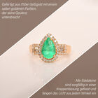 ILIANA AAA Kolumbianischer Smaragd und SI Diamant Ring in 750 Gold - 2,25 ct. image number 3