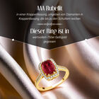 ILIANA AAA Rubellit und Diamant Ring in 750 Gelbgold - 2,30 ct. image number 2