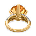 Citrin und Zirkon Ring - 8,38 ct. image number 5