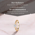 IGI zertifizierter SI GH Labor-Diamant-Ring in 585 Gelbgold - 1 ct. image number 2