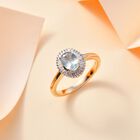 AAA Alexandrit und Diamant Ring in 585 Gold - 1,01 ct. image number 8