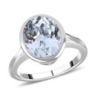 Golconda Diamant-Topas Ring, 925 Silber platiniert, ca. 6.00 ct image number 3