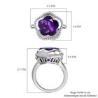 GP Italian Garden Kollektion - Lusaka Amethyst, Zirkon und Kanchanaburi blauer Saphir Ring - 7,16 ct. image number 6